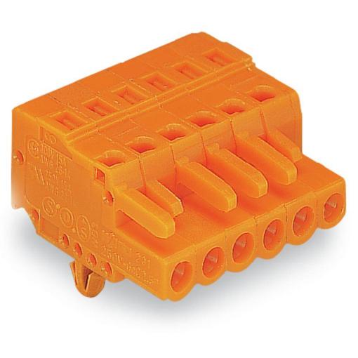 WAGO 231 zásuvkový konektor na kabel 4, rozteč 5.08 mm, 231-304/008-000, 100 ks