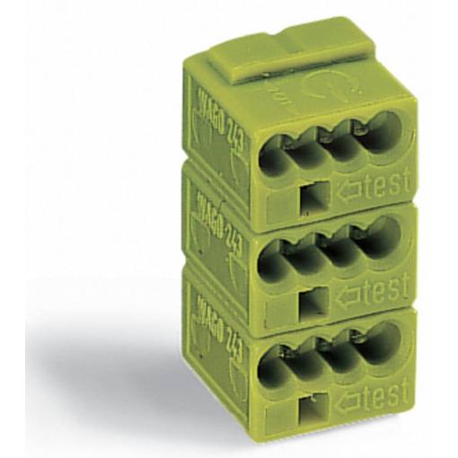 WAGO 243-745/000-006 krabicová svorka Pro kabel o rozměru: - Tuhost (příčný řez): 0.28-0.5 mm² Pólů: 5 400 ks modrá Typ balení součástek: Package