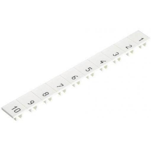 Označovací materiál pro řadové svorky selos a fasis 9705 A/8/10 B 1 - 10 Wieland Electric Množství: 1 ks