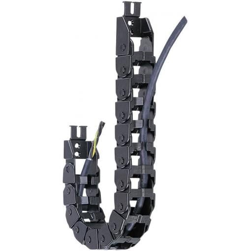 igus Easy Chain® E-Kette® E08 E08.40.048.0 energetický řetěz princip tlačítka, klasifikace UL94-V2