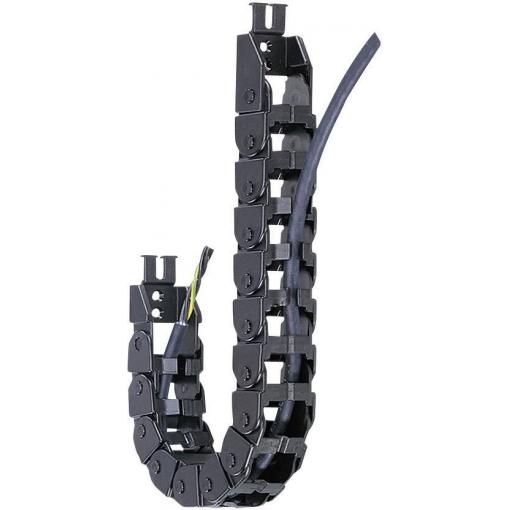 igus Easy Chain® E-Kette® E200.05 E200.05.075.0 energetický řetěz princip tlačítka, klasifikace UL94-V2