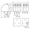 WAGO 250-217/000-012 pružinová svorkovnice 1.50 mm² Pólů 17 oranžová 1 ks