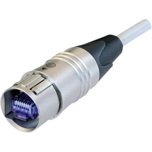 Neutrik NKE6S-3 RJ45 síťové kabely, propojovací kabely CAT 6 S/FTP 3.00 m bílá 1 ks