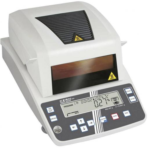 Kern DBS 60-3 DBS603 Vždy 1 mg 60 g : obj vlhkosti Kalibrováno dle bez certifikátu