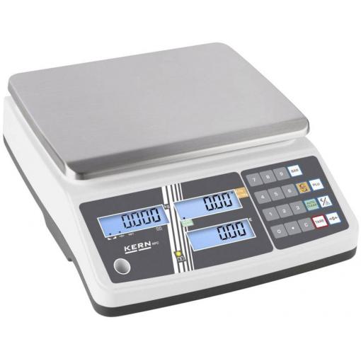 Kern RPB 30K5DM Váhy pro výpočet ceny RPB 30K5DM Max. váživost 30 kg Rozlišení 5 g, 10 g přes napájecí zdroj do zásuvky
