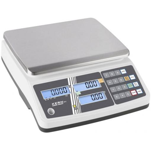 Kern RPB 6K1DHM Váhy pro výpočet ceny RPB 6K1DHM Max. váživost 6 kg Rozlišení 1 g, 2 g přes napájecí zdroj do zásuvky