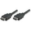 Manhattan HDMI kabel Zástrčka HDMI-A, Zástrčka HDMI-A 2.00 m černá 323215-CG 4K UHD, Audio Return Channel HDMI kabel
