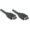 Manhattan HDMI kabel Zástrčka HDMI-A, Zástrčka HDMI-A 3.00 m černá 323222-CG 4K UHD, Audio Return Channel HDMI kabel