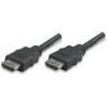 Manhattan HDMI kabel Zástrčka HDMI-A, Zástrčka HDMI-A 3.00 m černá 323222-CG 4K UHD, Audio Return Channel HDMI kabel