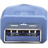 Manhattan USB kabel USB 3.2 Gen1 USB-A zástrčka, USB-A zásuvka 2.00 m modrá pozlacené kontakty, UL certifikace 322379-CG