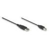 Manhattan USB kabel USB 2.0 USB-A zástrčka, USB-B zástrčka 1.80 m černá pozlacené kontakty, UL certifikace 333368-CG