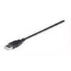 Manhattan USB kabel USB 2.0 USB-A zástrčka, USB-B zástrčka 3.00 m černá pozlacené kontakty, UL certifikace 333382-CG