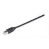 Manhattan USB kabel USB 2.0 USB-A zástrčka, USB-B zástrčka 3.00 m černá pozlacené kontakty, UL certifikace 333382-CG
