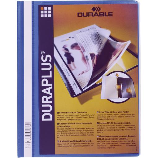 Durable rychlovazač s nabídkou 257906 modrá DIN A4 1 ks