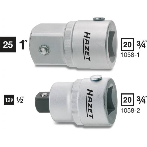 Hazet 1058-2 1058-2 adaptér zástrčného klíče Pohon (šroubovák) 3/4 52.3 mm 1 ks