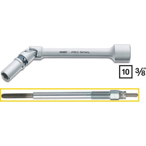 Hazet 4760-2 Pohon (šroubovák) 3/8 142 mm 1 ks