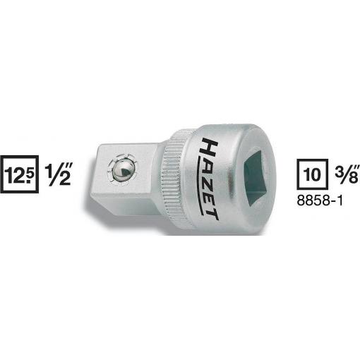 Hazet 8858-1 3/8 palec Pohon (šroubovák) 3/8 36 mm 1 ks