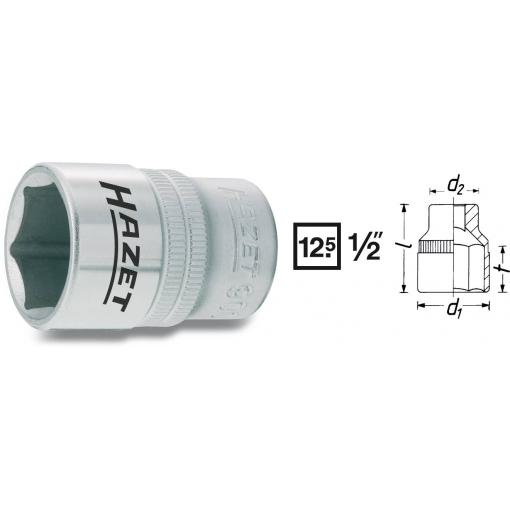 Hazet 900 900-8 vnější šestihran vložka pro nástrčný klíč 8 mm 1/2