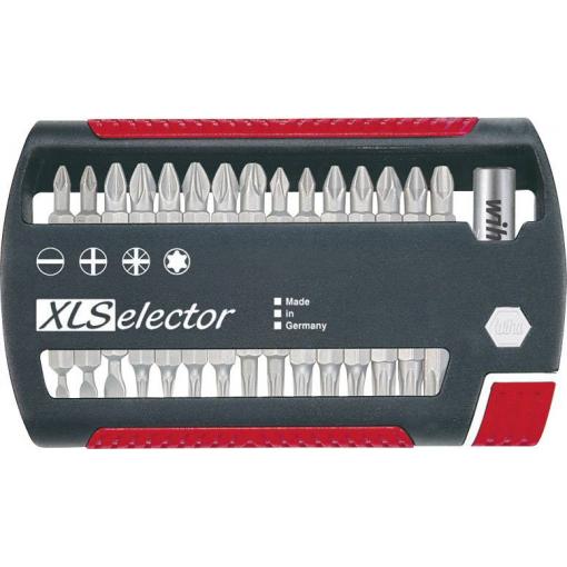 Wiha XSelector 29417 sada bitů, 31dílná, plochý, křížový PH, křížový PZ, TORX, 1/4 (6,3 mm)
