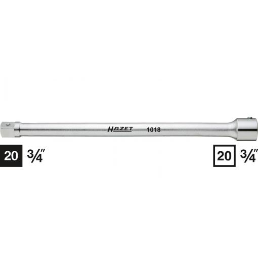 Hazet 1018 1018 prodlužovací nástavec pro nástrčné klíče Pohon (šroubovák) 3/4 400 mm 1 ks