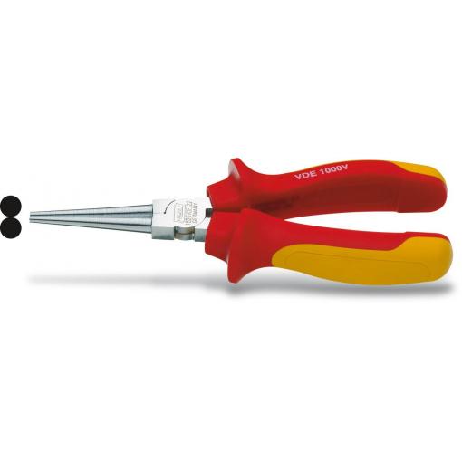 Hazet 1826VDE-22 VDE kleště kruhové rovné chrom-vanadová ocel 160 mm