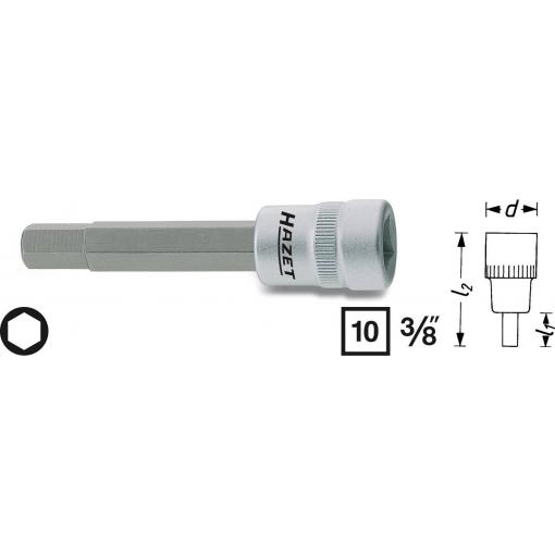 Hazet 8801 8801-5 inbus nástrčný klíč 5 mm 3/8