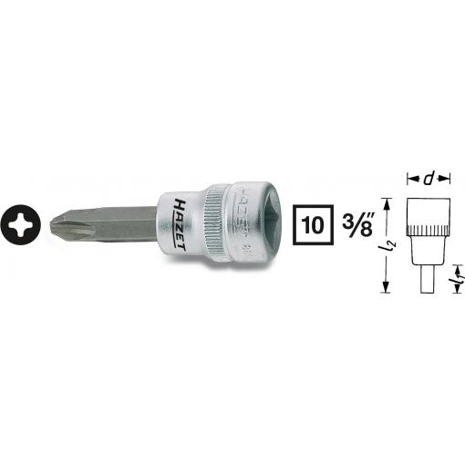 Hazet 8806-PH4 křížový PH nástrčný klíč PH 4 3/8