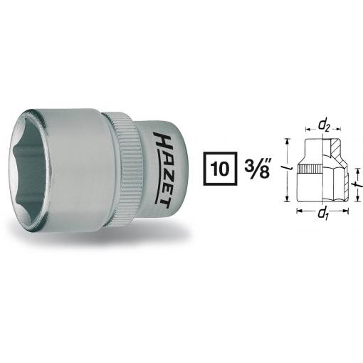Hazet 880 880-8 vnější šestihran vložka pro nástrčný klíč 8 mm 3/8