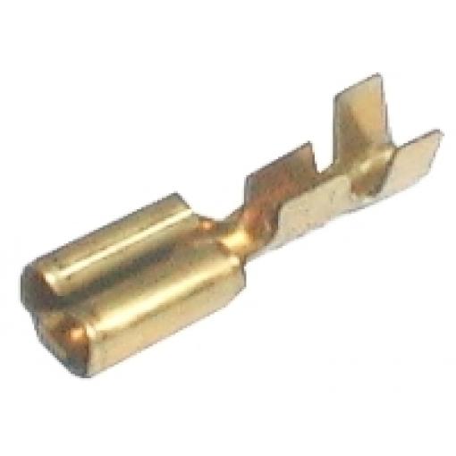 Zdířka faston  neizolovaná 9.5mm   2-4mm