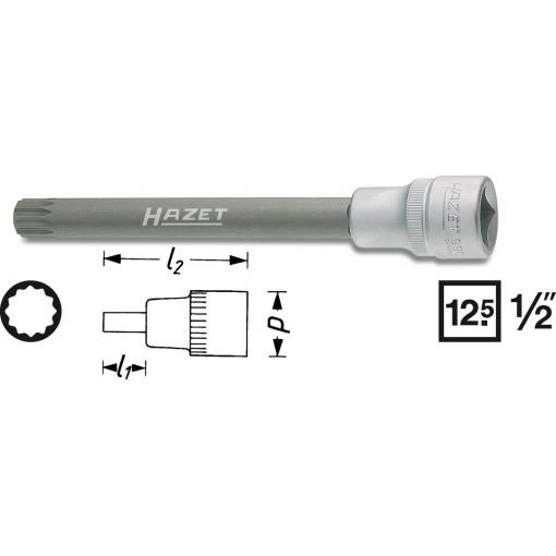 Hazet nástrčný klíč , 1/2, 990SLG-10