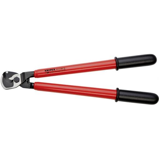 Knipex 95 17 500 VDE kabelové nůžky hliníkový a měděný kabel, jedno- a vícežilový, 27 mm, 150 mm², 0