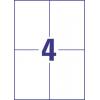 Europe 100 ELA024 univerzální etikety 105 x 148.5 mm papír bílá 400 ks trvalé inkoustová tiskárna, laserová tiskárna, barevná laserová tiskárna, kopírka,