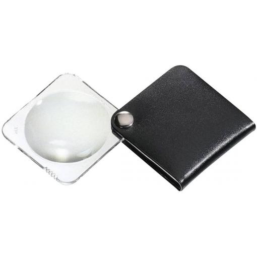 Eschenbach 1752560 lupa s koženým prvkem zvětšení: 3.5 x, Velikost objektivu: (Ø) 60 mm, černá