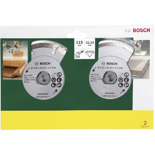 Bosch Accessories 2607019478 Bosch Power Tools diamantový řezný kotouč 2 ks