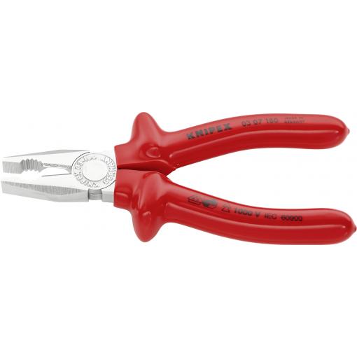 Knipex 03 07 180 VDE kombinované kleště, 180 mm, DIN ISO 5746, DIN EN 60900