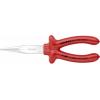 Knipex 26 17 200 VDE ploché jehlové kleště rovné vanadová elektrikářská ocel 200 mm