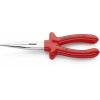 Knipex 26 17 200 VDE ploché jehlové kleště rovné vanadová elektrikářská ocel 200 mm