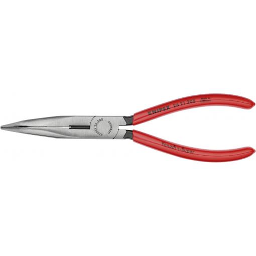 Knipex 26 21 200 pro elektroniku a jemnou mechaniku ploché jehlové kleště 40° zahnuté vanadová elektrikářská ocel 200 mm