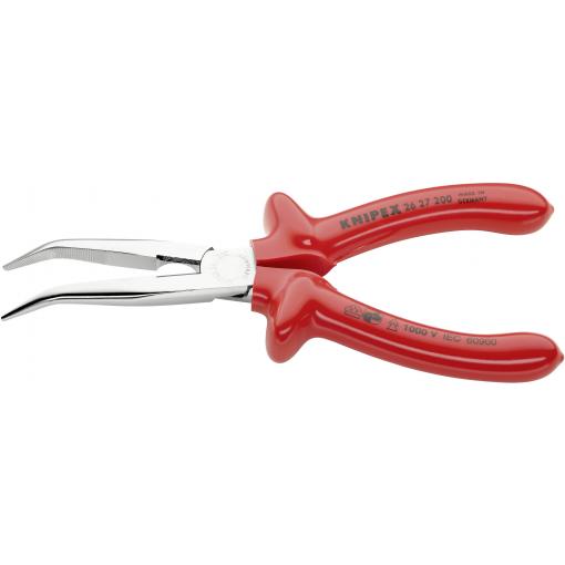 Knipex 26 27 200 VDE ploché jehlové kleště 40° zahnuté vanadová elektrikářská ocel 200 mm