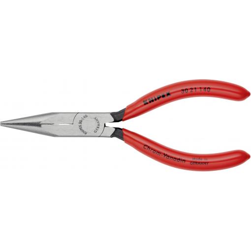 Knipex 30 21 140 pro elektroniku a jemnou mechaniku ploché jehlové kleště rovné chrom-vanadová elektrikářská ocel 140 mm