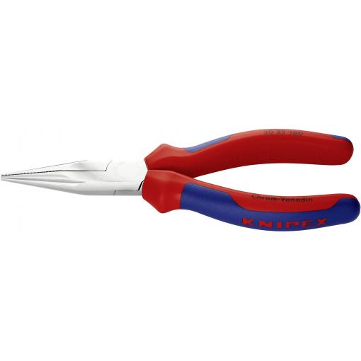 Knipex 30 25 160 pro elektroniku a jemnou mechaniku ploché jehlové kleště rovné chrom-vanadová elektrikářská ocel 160 mm