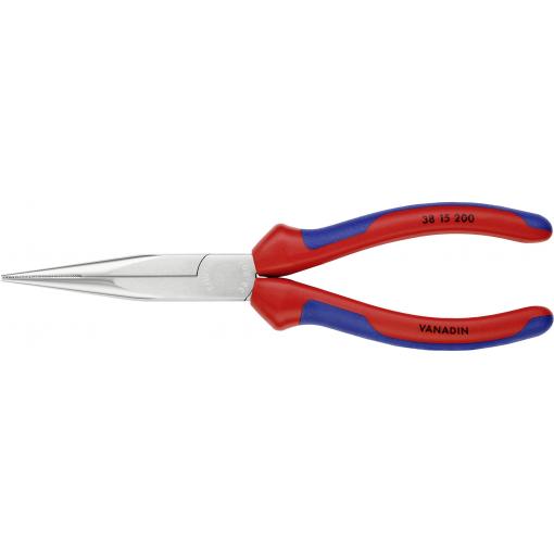 Knipex 38 15 200 pro elektroniku a jemnou mechaniku ploché jehlové kleště rovné 200 mm