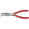 Knipex 38 21 200 pro elektroniku a jemnou mechaniku ploché jehlové kleště 40° zahnuté vanadová elektrikářská ocel 200 mm
