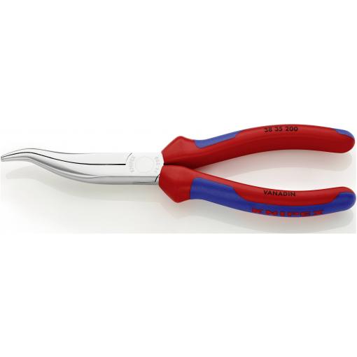 Knipex 38 35 200 pro elektroniku a jemnou mechaniku ploché jehlové kleště rovné vanadová elektrikářská ocel 200 mm