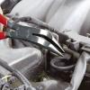 Knipex 38 71 200 pro elektroniku a jemnou mechaniku ploché jehlové kleště 70° zahnuté vanadová elektrikářská ocel 200 mm