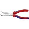 Knipex 38 95 200 pro elektroniku a jemnou mechaniku ploché jehlové kleště 45° zahnuté vanadová elektrikářská ocel 200 mm