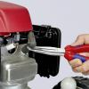 Knipex 38 95 200 pro elektroniku a jemnou mechaniku ploché jehlové kleště 45° zahnuté vanadová elektrikářská ocel 200 mm
