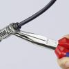Knipex 38 95 200 pro elektroniku a jemnou mechaniku ploché jehlové kleště 45° zahnuté vanadová elektrikářská ocel 200 mm