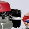 Knipex 38 95 200 pro elektroniku a jemnou mechaniku ploché jehlové kleště 45° zahnuté vanadová elektrikářská ocel 200 mm
