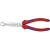 Knipex 38 95 200 pro elektroniku a jemnou mechaniku ploché jehlové kleště 45° zahnuté vanadová elektrikářská ocel 200 mm